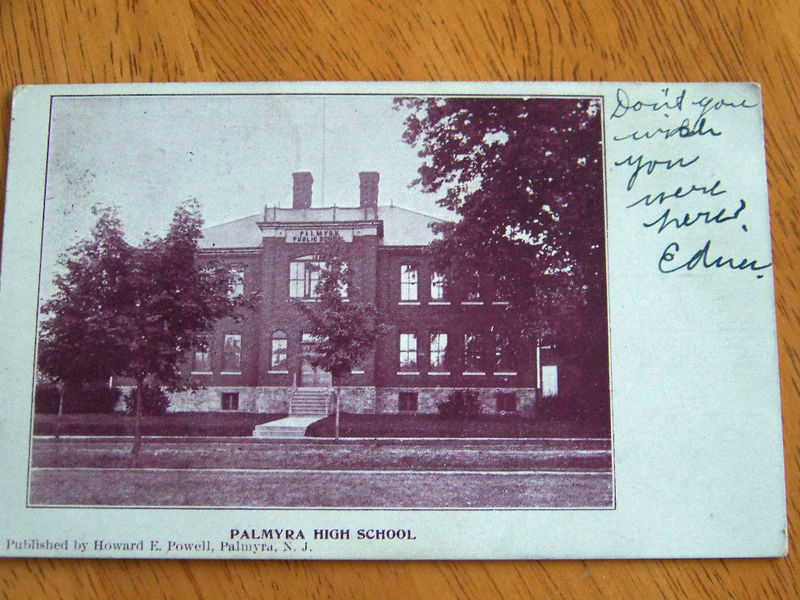 Palmyra Palmyra High School 1907 Palnyra Old Pictures of